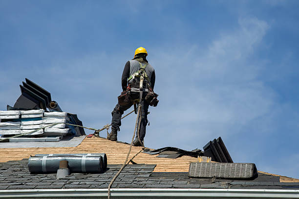 Professional Roofing technician working in Center Barnstead, NH